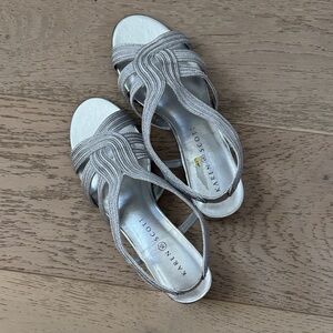 Karen Scott Silver Strappy Sandals